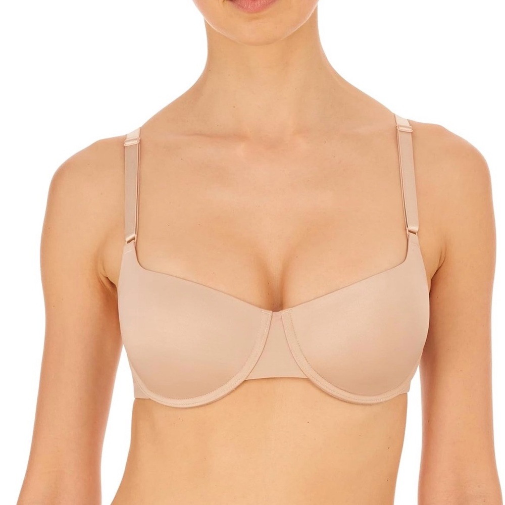 NWT Natori Women’s Liquid Convertible Balconette Push Up Bra 36D Light Moca